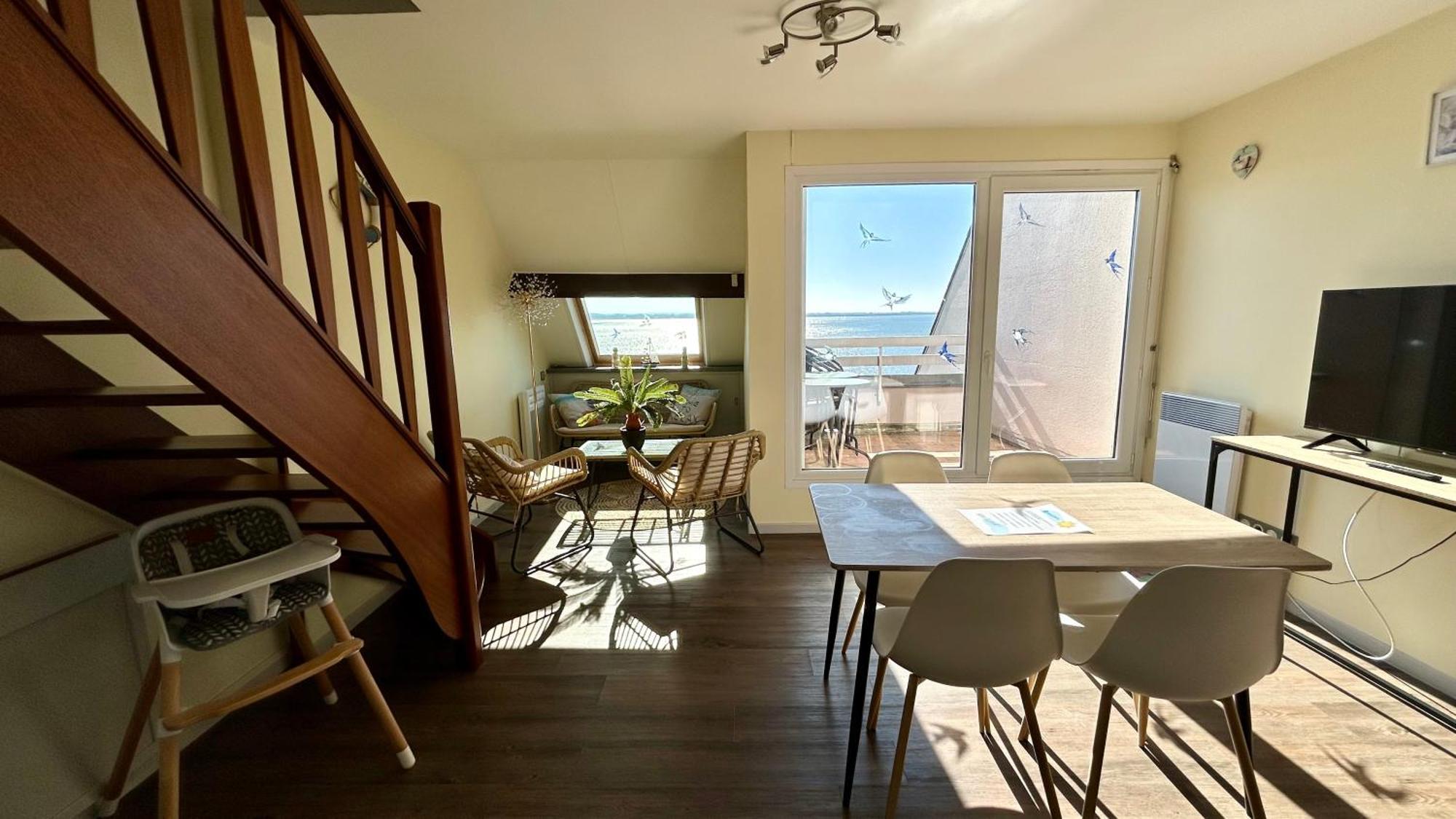 Plein Sud, Appartement Vue Baie, Acces Direct Plage Le Crotoy Eksteriør billede